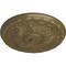 Ekena Millwork Amelia Ceiling Medallion (Fits Canopies up to 4 1/8"), 15 3/4"OD x 5/8"P, Mississippi Mud CM16AMMMF - alternate 2
